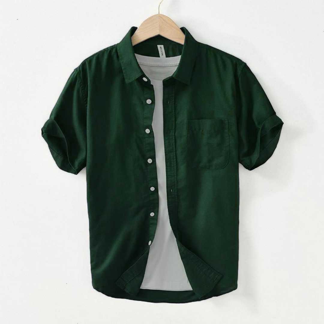 Men's,Half,Sleeve,Green,Colour,Shirt,Code:,1274